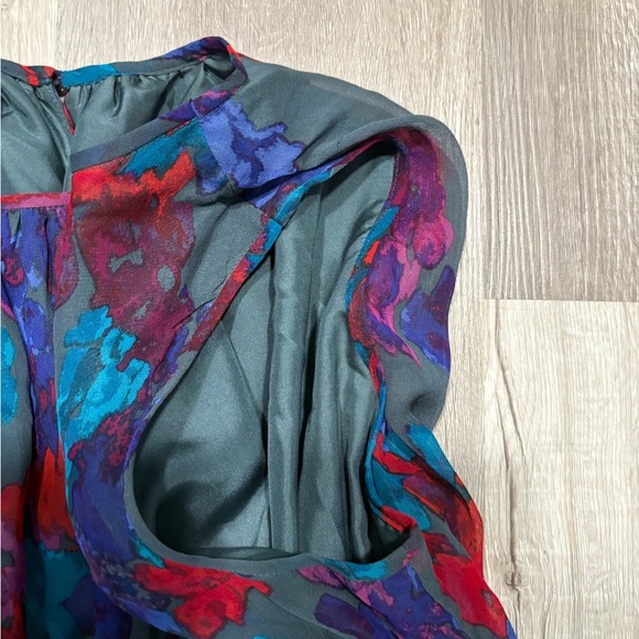 Tibi Multicolor Abstract Maxi Dress - Picture 3 of 8